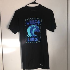 Pink Dolphin Waves tee